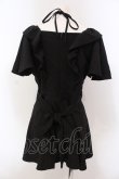 画像4: Bubbles / バックリボンペプラムセットアップ【ボトム欠品】 F クロ O-25-05-10-021-CA-TO-OW-OS (4)