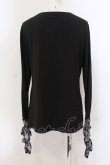 画像3: Qutie Frash / クロスインナーTシャツ  ブラック O-25-05-10-022-QU-TO-IG-OS (3)