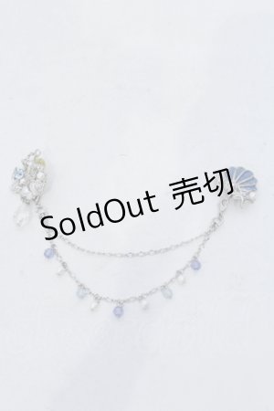 画像: axes femme / フェミニンマリン襟クリップ  シルバ-×ブルー O-25-05-11-008-AX-AC-IG-OS