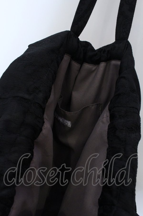 画像3: axes femme POETIQUE / フリルトートバッグ  クロ O-25-05-11-016-AX-BG-OW-OS (3)