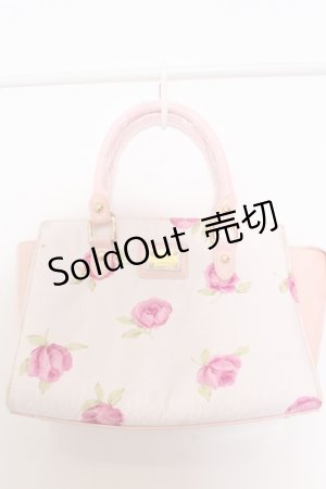 画像: JESUS DIAMANTE / ロマンスドールBAG  ピンク グランヴィルローズ O-25-05-11-021-JE-BG-IG-OS
