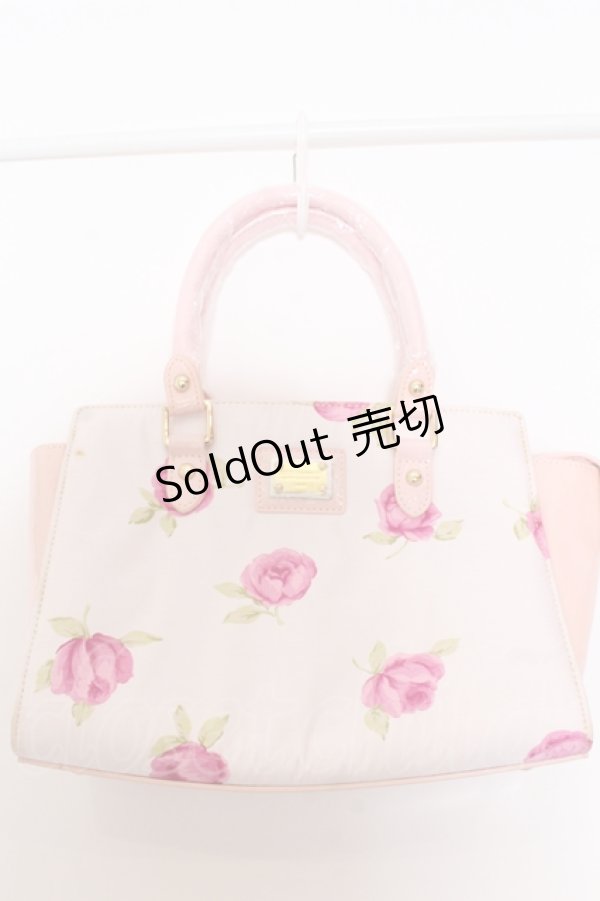 画像1: JESUS DIAMANTE / ロマンスドールBAG  ピンク グランヴィルローズ O-25-05-11-021-JE-BG-IG-OS (1)