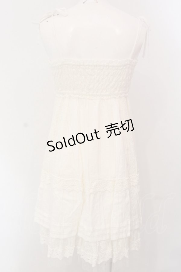 画像3: axes femme POETIQUE / ドビードットシャーリングワンピース M アイボリー O-25-05-12-041-AX-OP-IG-OS (3)