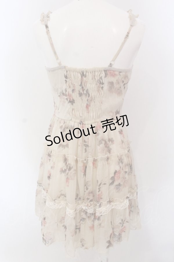 画像3: axes femme / スパーク楊柳花柄チュニック M アイボリー O-25-05-12-046-AX-OP-IG-OS (3)