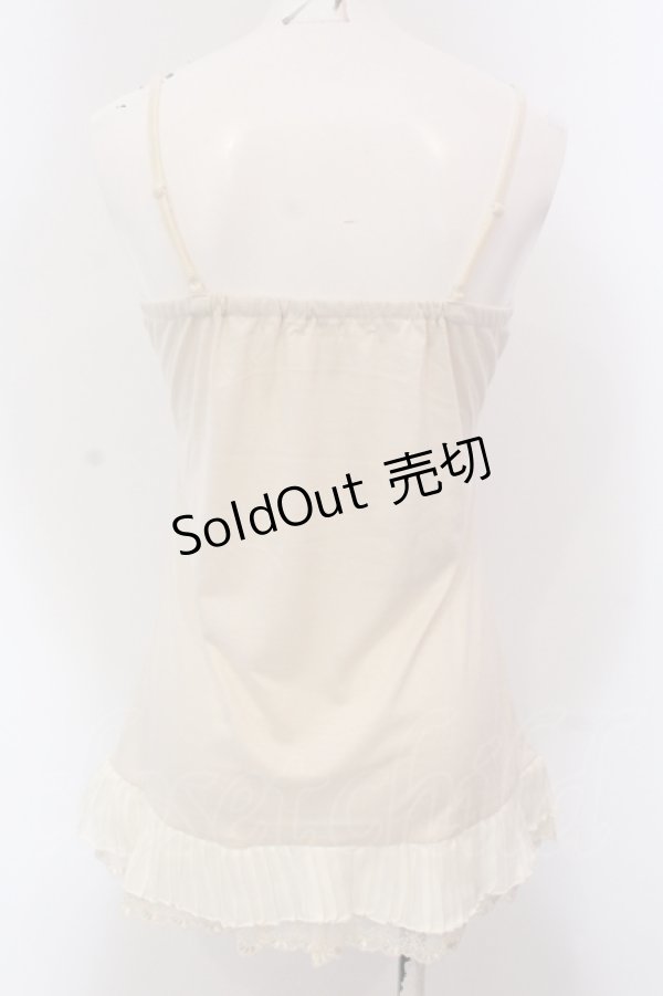 画像3: axes femme / BIGリボンキャミソール M アイボリー O-25-05-12-047-AX-TO-IG-OS (3)