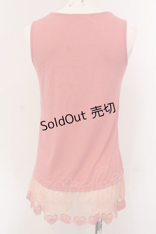 画像3: axes femme / ハートストーンタンクトップ M ピンク O-25-05-12-049-AX-TO-IG-OS (3)