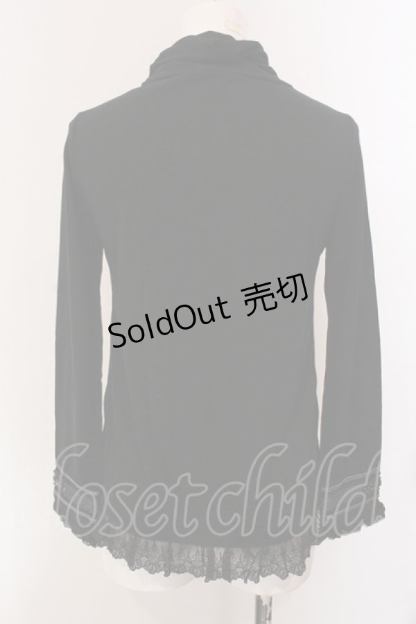 画像3: axes femme / ストーン配色ハイネックインナーカットソー M クロ O-25-05-12-058-AX-TO-IG-OS (3)