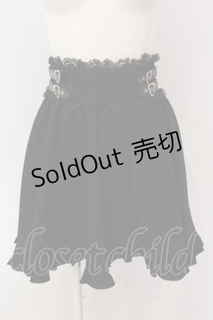 画像: Rojita / ハートバックルスカート  クロ O-25-05-12-070-LO-SK-IG-OS