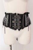 画像1: Ozz oneste / Elegant Rose corset　コルセット  ブラック O-25-05-12-077-OO-TO-OW-OS (1)