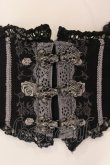 画像2: Ozz oneste / Elegant Rose corset　コルセット  ブラック O-25-05-12-077-OO-TO-OW-OS (2)