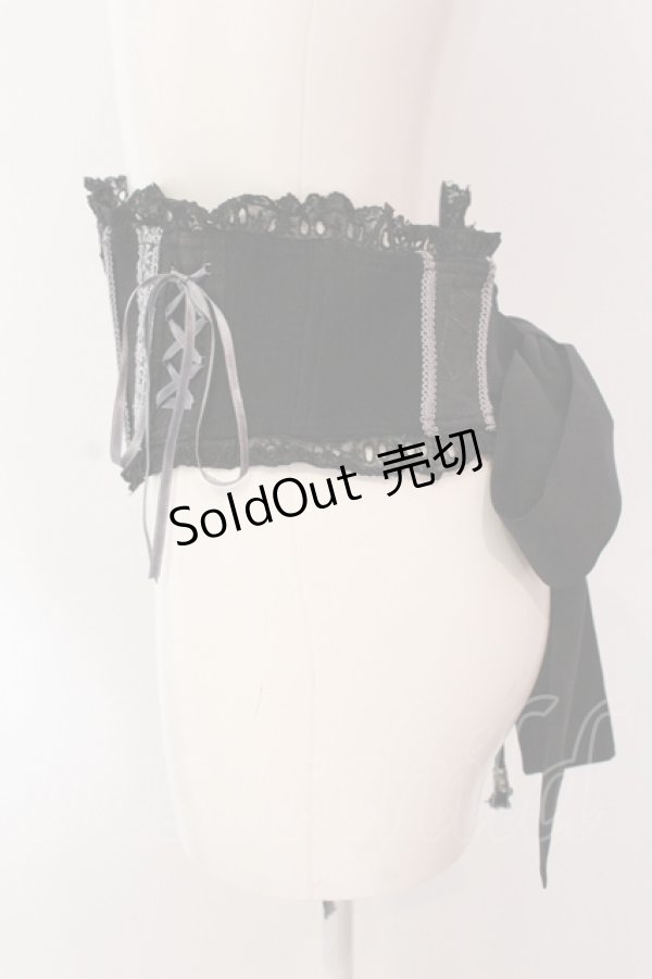 画像3: Ozz oneste / Elegant Rose corset　コルセット  ブラック O-25-05-12-077-OO-TO-OW-OS (3)