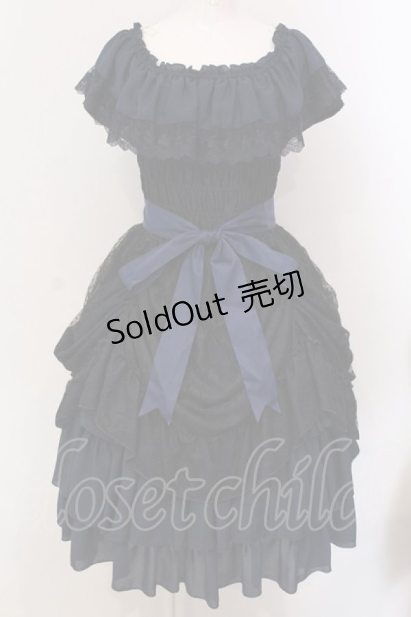 画像1: ATELIER PIERROT / Ruined castle dress　ドレス  ネイビー O-25-05-12-023-EL-OP-OW-OS (1)