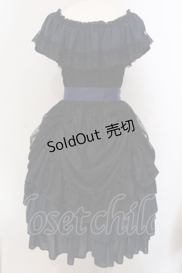 画像4: ATELIER PIERROT / Ruined castle dress　ドレス  ネイビー O-25-05-12-023-EL-OP-OW-OS (4)