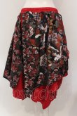 画像3: Qutie Frash / 和柄アシメラップスカート  レッド O-25-05-13-027-QU-SK-OW-OS (3)