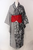 画像1: Qutie Frash / 2024 浴衣3点セット  ブラック O-25-05-13-028-QU-OP-OW-OS (1)