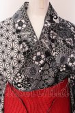 画像2: Qutie Frash / 2024 浴衣3点セット  ブラック O-25-05-13-028-QU-OP-OW-OS (2)