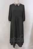 画像1: Maison de FLEUR Petite Robe canone / ブリジットが注ぐサイダーワンピース M グレー O-25-05-13-042-EL-OP-OW-OS (1)