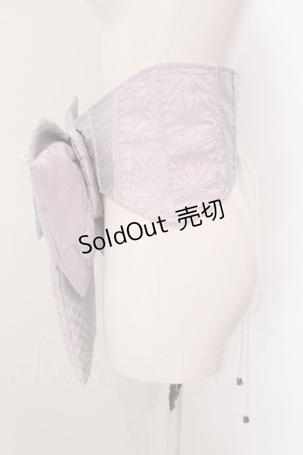 画像4: Qutie Frash / 花魁帯コルセット  パープル O-25-05-13-004-QU-TO-OW-OS (4)