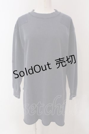 画像: RNA / ミリタリーピグメントロングプルオーバー M ブルー O-25-05-13-050-PU-TO-OW-OS