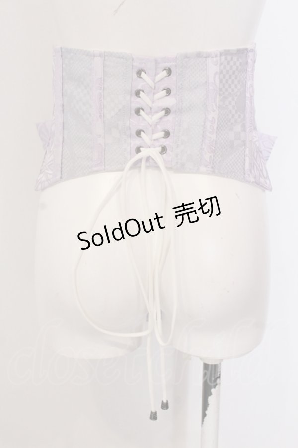 画像5: Qutie Frash / 花魁帯コルセット  パープル O-25-05-13-004-QU-TO-OW-OS (5)