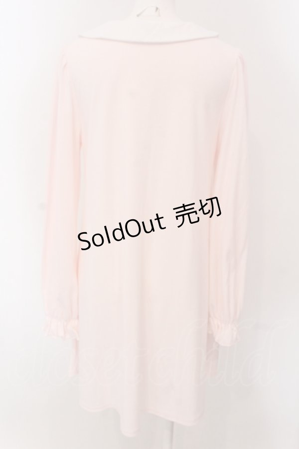 画像3: Ank Rouge / エンブレム刺繍カットワンピース M ピンク O-25-05-13-055-CA-OP-OW-OS (3)