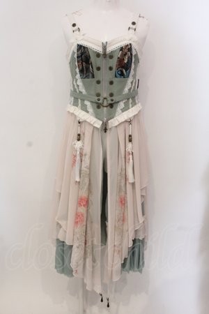 画像: Ozz oneste / 花霞の夢ベストワンピース  ミント O-25-05-13-061-OO-OP-IG-OS