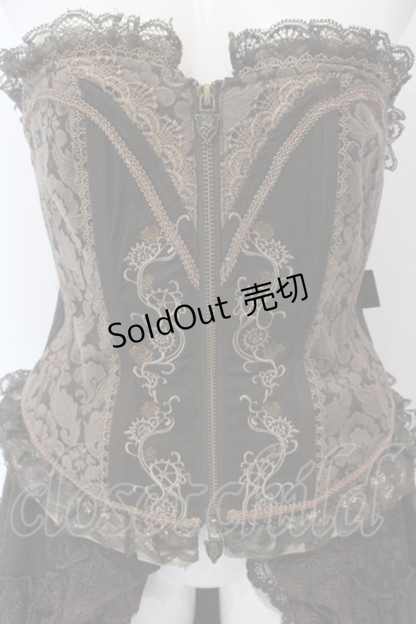 画像2: Ozz Croce / オーバーバストコルセット  ブラウン O-25-05-13-062-OO-OP-IG-OS (2)