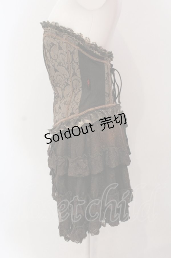 画像3: Ozz Croce / オーバーバストコルセット  ブラウン O-25-05-13-062-OO-OP-IG-OS (3)