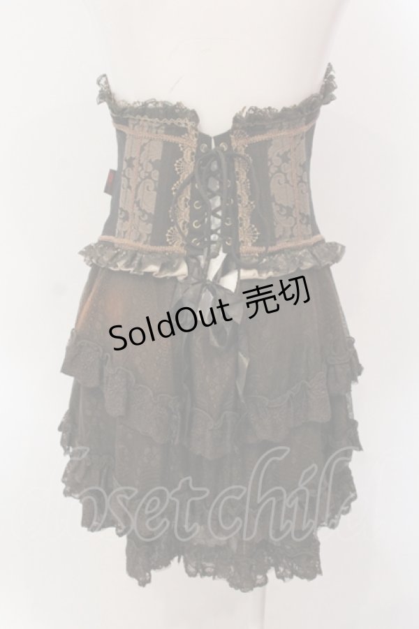 画像4: Ozz Croce / オーバーバストコルセット  ブラウン O-25-05-13-062-OO-OP-IG-OS (4)