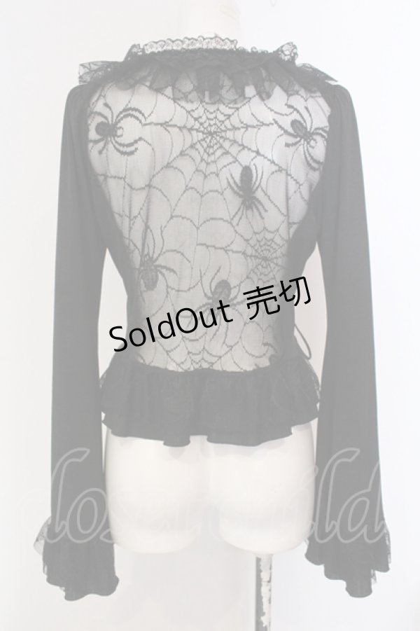 画像4: Qutie Frash / ショートボレロ  ブラック O-25-05-13-011-QU-TO-OW-OS (4)
