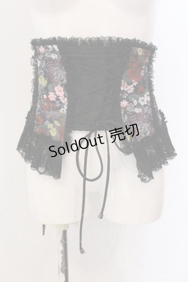画像1: Qutie Frash / 2025プレミアムセット【華龍】リボンコルセット  マルチ O-25-05-13-013-QU-TO-OW-OS (1)