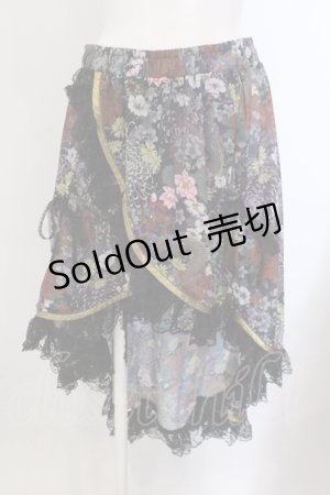 画像: Qutie Frash / 2025プレミアムセット【華龍】オーバースカート  マルチ O-25-05-13-014-QU-SK-OW-OS