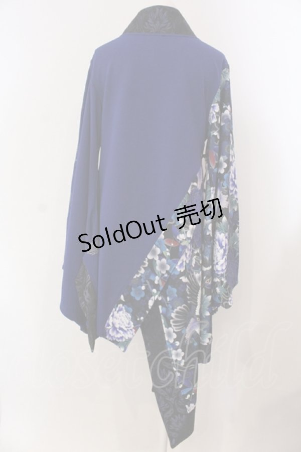 画像4: Qutie Frash / 着物カーデ  ブルー O-25-05-13-015-QU-JA-OW-OS (4)