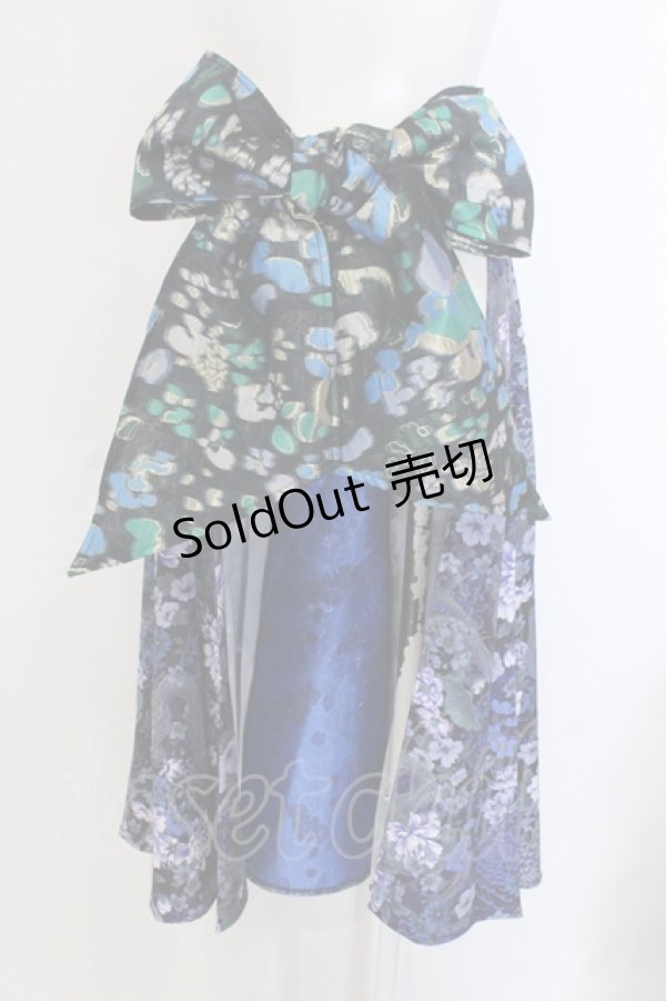画像4: Qutie Frash / リボン袴コルセット  ブルー O-25-05-13-018-QU-SK-OW-OS (4)