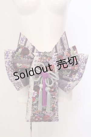 画像: Qutie Frash / 花魁帯コルセット  パープル O-25-05-13-003-QU-TO-OW-ZI