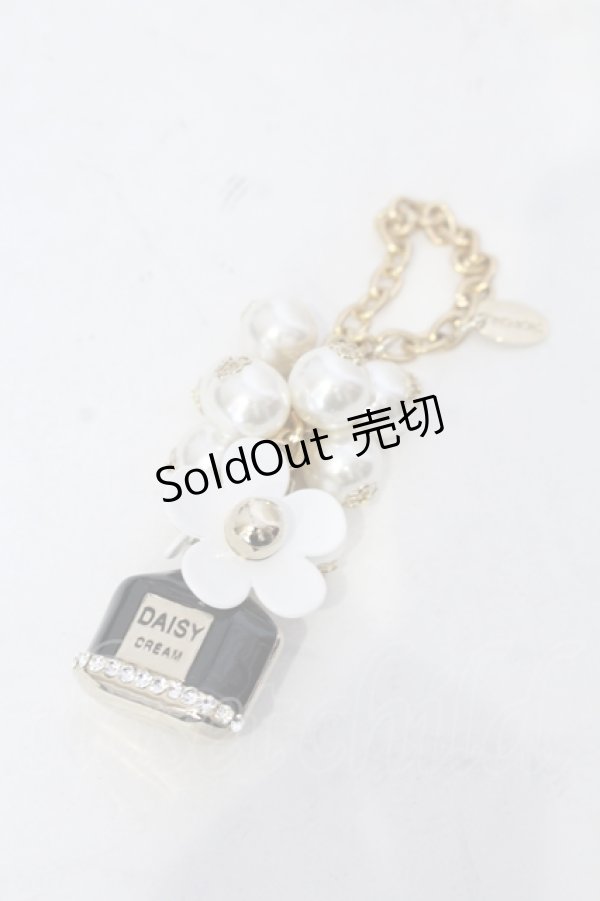 画像1: INGEBORG / 香水瓶モチーフバッグチャーム  ゴールド×クロ O-25-05-14-054-LO-AC-IG-OS (1)