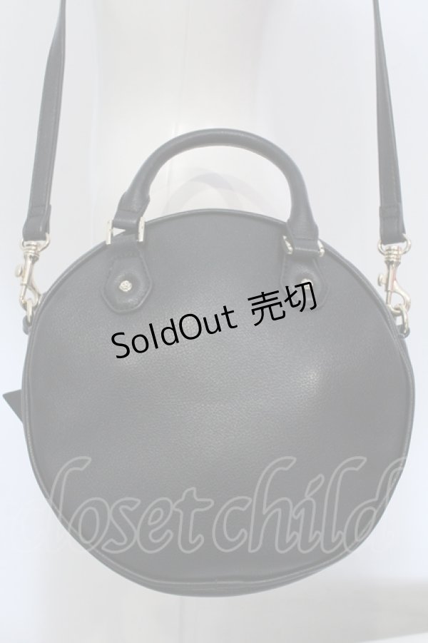 画像4: 【SALE】Maison de FLEUR / 青木美沙子さんコラボ ラウンドリボンショルダーバッグ  クロ O-25-05-14-003-LO-BG-IG-ZTK013 (4)