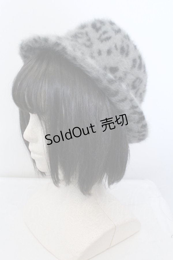 画像1: 【SALE】MIHO MATSUDA / ファーハット 57.5ｃｍ グレー O-25-05-14-081-GO-AC-OW-ZTK007 (1)