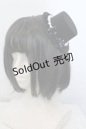 画像: MIHO MATSUDA / ミニハット  パール×ブラック O-25-05-14-084-GO-AC-OW-OS