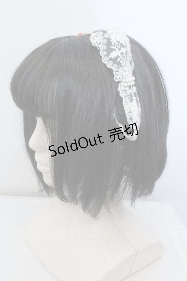 画像1: MIHO MATSUDA / ななめリボンカチューシャ  クロ O-25-05-14-086-GO-AC-OW-OS (1)