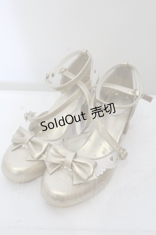 画像1: Angelic Pretty / Heartセパレートシューズ L ゴールド O-25-05-14-005-AP-SH-IG-OS (1)