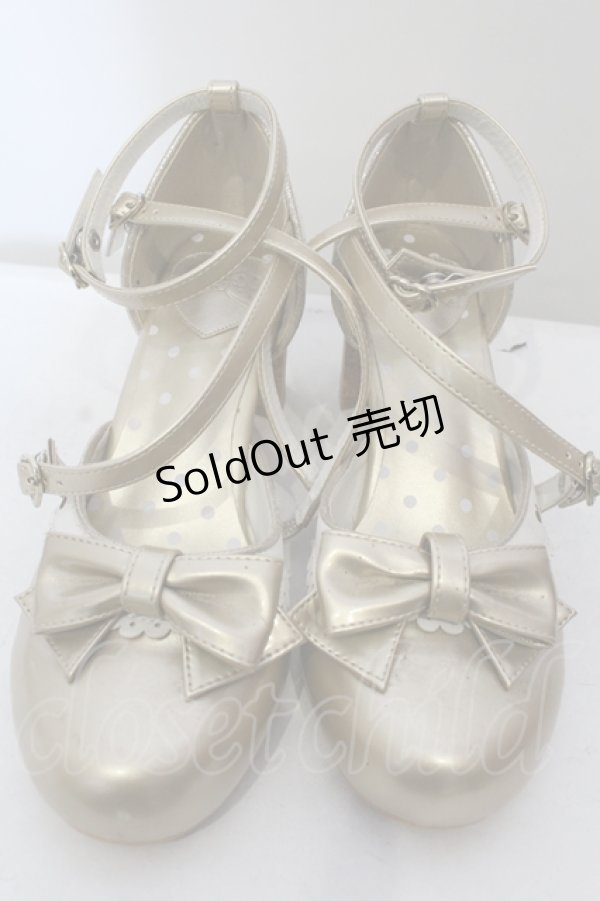 画像2: Angelic Pretty / Heartセパレートシューズ L ゴールド O-25-05-14-005-AP-SH-IG-OS (2)
