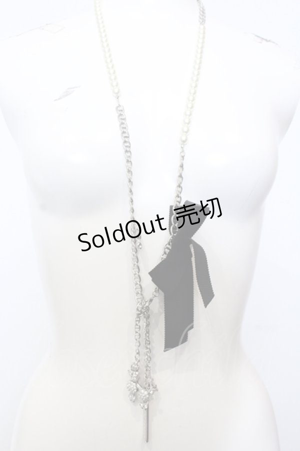 画像2: INGEBORG / パリモチーフパールネックレス  シルバー O-25-05-14-022-LO-AC-OW-OS (2)