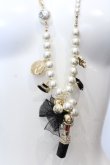 画像1: INGEBORG / シグネチャーモチーフパールロングネックレス  パール×ゴールド O-25-05-14-036-LO-AC-IG-OS (1)