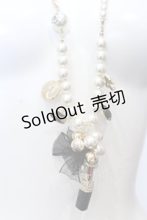 画像: INGEBORG / シグネチャーモチーフパールロングネックレス  パール×ゴールド O-25-05-14-036-LO-AC-IG-ZT006