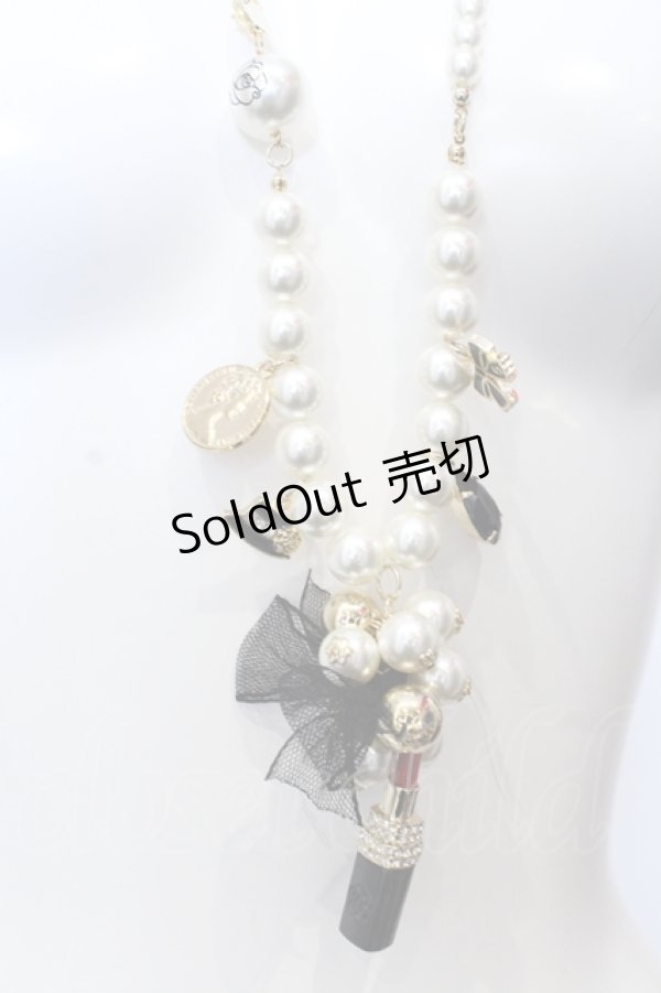 画像1: INGEBORG / シグネチャーモチーフパールロングネックレス  パール×ゴールド O-25-05-14-036-LO-AC-IG-ZT006 (1)