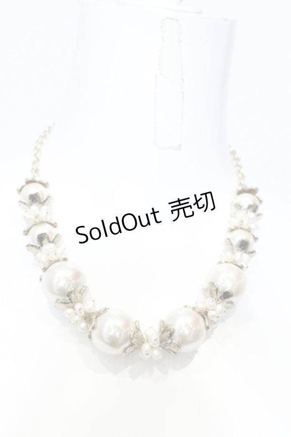 画像1: INGEBORG / 大粒パールネックレス  ゴールド O-25-05-14-047-LO-AC-IG-OS (1)