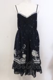 画像1: axes femme / ムーンキャットキャミワンピ  ネイビ O-25-05-15-032-AX-OP-IG-OS (1)