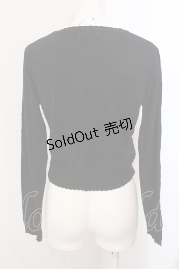 画像3: axes femme POETIQUE / 不思議の国のアリス/カーディガン M クロ O-25-05-15-042-AX-TO-IG-OS (3)