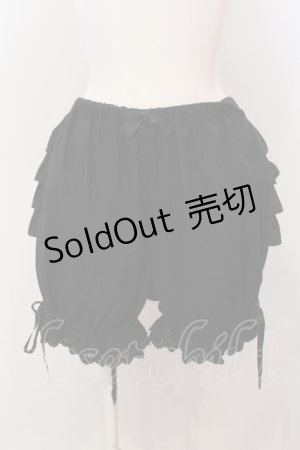 画像: Angelic Pretty / 後ろフリルブルマ  クロ O-25-05-15-006-AP-PA-OW-OS